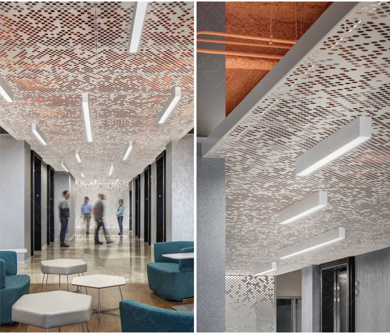 冲孔铝单板可以作为天花板吊顶装饰材料吗？